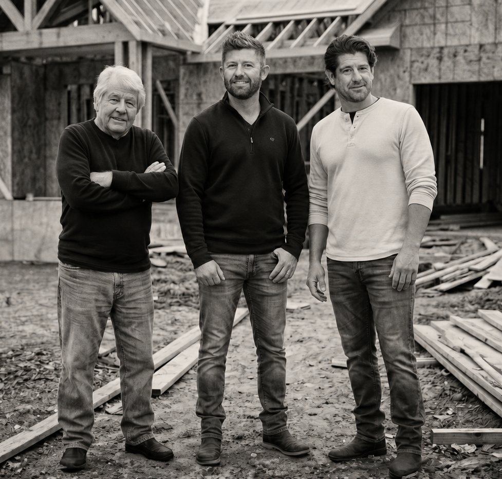 Ron Provines with sons Brandon and Tyler